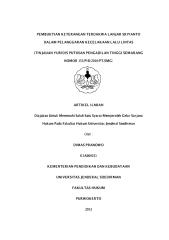 ARTIKEL ILMIAH DIMAS PRANOWO E1A009231.pdf
