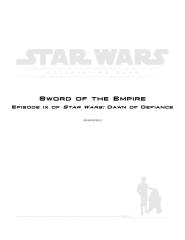Star Wars Saga Edition - Dawn of Defiance - 09 - The Sword of the Empire.pdf