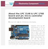 About the LPC 2148 & LPC 1768 board and pic micro controller development board.pdf