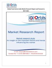 Global Food Amino Acids Market Research Report and Forecast to 2017-2021.pdf