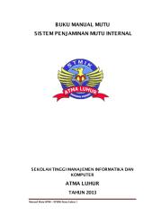 Manual Mutu SPMI STMIK Atma Luhur.pdf