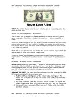 David Kenney - Never Lose A Bet.pdf