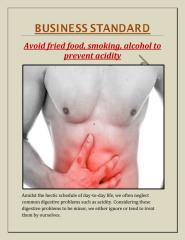 Avoid fried food, smoking, alcohol to prevent acidity.pdf